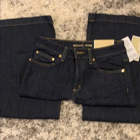 NWT Michael Michael Kors Selma Flare Jeans 2 - Picture 5 of 7